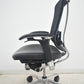 【中古】オカムラ　コンテッサ　可動肘　ランバーサポート　ポリッシュ　革張り　2025090205【中古オフィス家具】