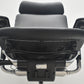 【中古】オカムラ　コンテッサ　大型ヘッドレスト　可動肘　アルミポリッシュ　革張り　2025090301【中古オフィス家具】