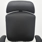 【中古】オカムラ　コンテッサ　大型ヘッドレスト　可動肘　アルミポリッシュ　革張り　2025090304【中古オフィス家具】