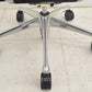【中古】オカムラ　コンテッサ　大型ヘッドレスト　可動肘　アルミポリッシュ　革張り　2025090304【中古オフィス家具】