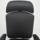【中古】オカムラ　コンテッサ　大型ヘッドレスト　可動肘　アルミポリッシュ　革張り　2025090306【中古オフィス家具】