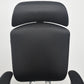 【中古】オカムラ　コンテッサ　大型ヘッドレスト　可動肘　アルミポリッシュ　革張り　2025090308【中古オフィス家具】