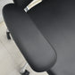 【中古】オカムラ　コンテッサ　大型ヘッドレスト　可動肘　アルミポリッシュ　革張り　2025090308【中古オフィス家具】