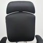 【中古】オカムラ　コンテッサ　大型ヘッドレスト　可動肘　アルミポリッシュ　革張り　2025090310【中古オフィス家具】