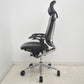 【中古】オカムラ　コンテッサ　大型ヘッドレスト　可動肘　アルミポリッシュ　革張り　2025090311【中古オフィス家具】
