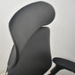【中古】オカムラ　コンテッサ　大型ヘッドレスト　可動肘　アルミポリッシュ　革張り　2025090401【中古オフィス家具】