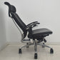 【中古】オカムラ　コンテッサ　大型ヘッドレスト　可動肘　アルミポリッシュ　革張り　2025090403【中古オフィス家具】