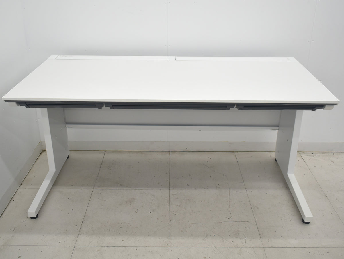 【中古】コクヨ　iSシリーズ　平デスク　引き出し付　W1500　2025090902【中古オフィス家具】