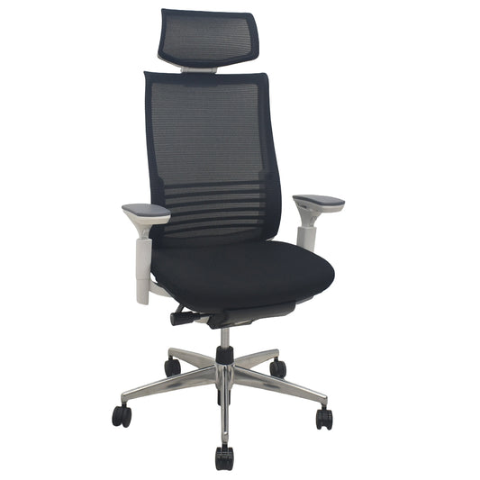 【中古】コクヨ　ベゼル　ヘッドレスト　可動肘　ウェブモーションサポート　2019年製　ポリッシュ　2025091005【中古オフィス家具】