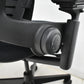【中古】スチールケース　リープチェアＶ２　３Ｄニット　可動肘　肘パッド新型タイプ　ブラック　2025092205【中古オフィス家具】