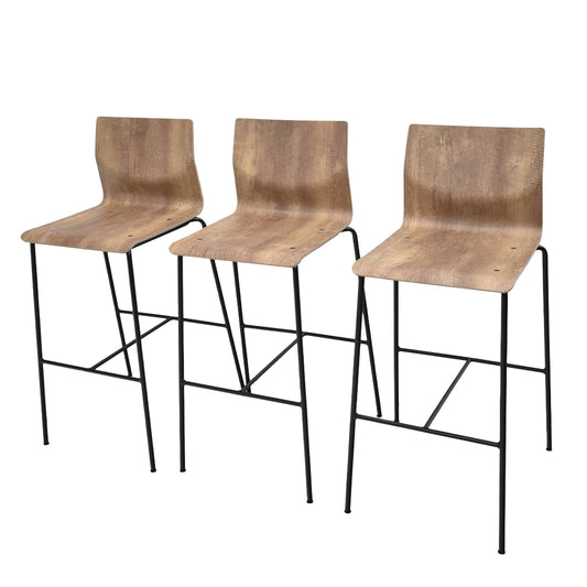 【中古】オカムラ　スイープシリーズ　ハイチェア　３脚セット　2025092207【中古オフィス家具】