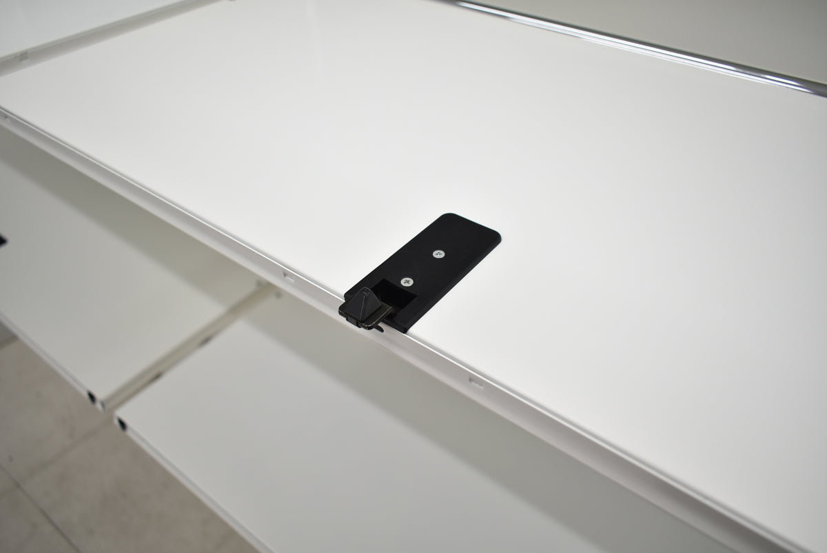 【中古】[送料お見積り商品]USM Haller　ハラーキャビネット　２列５段　ホワイト　幅1525　2025092601【中古オフィス家具】