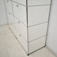 【中古】[送料お見積り商品]USM Haller　ハラーキャビネット　２列５段　ホワイト　幅1525　2025092601【中古オフィス家具】