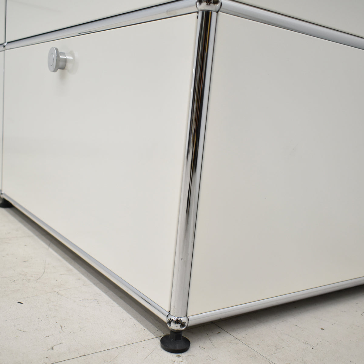 【中古】[送料お見積り商品]USM Haller　ハラーキャビネット　２列５段　ホワイト　幅1525　2025092601【中古オフィス家具】