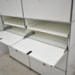 【中古】[送料お見積り商品]USM Haller　ハラーキャビネット　２列５段　ホワイト　幅1525　2025092901【中古オフィス家具】
