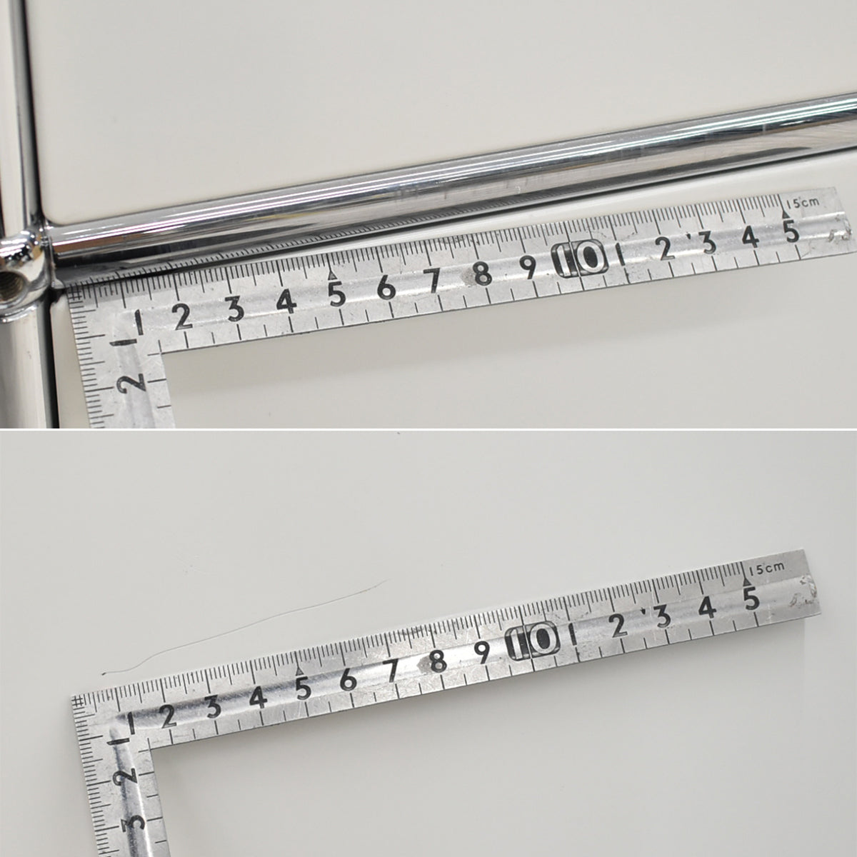 【中古】[送料お見積り商品]USM Haller　ハラーキャビネット　２列５段　ホワイト　幅1525　2025092901【中古オフィス家具】