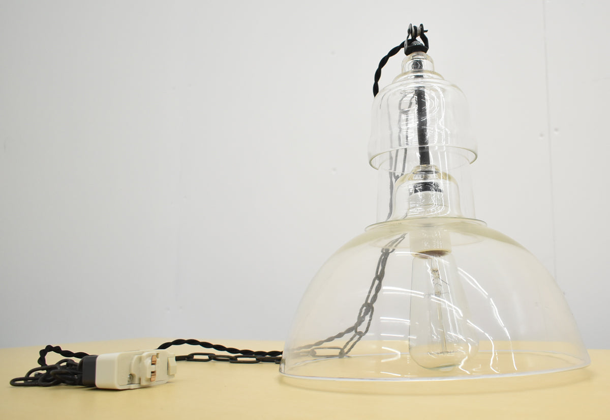 【中古】Blackbord　LA LAMP HABILLEE アビエ　ガラス　ペンダントライト　2025101103【中古オフィス家具】