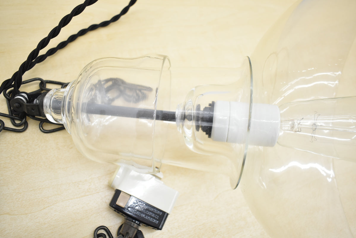 【中古】Blackbord　LA LAMP HABILLEE アビエ　ガラス　ペンダントライト　2025101103【中古オフィス家具】