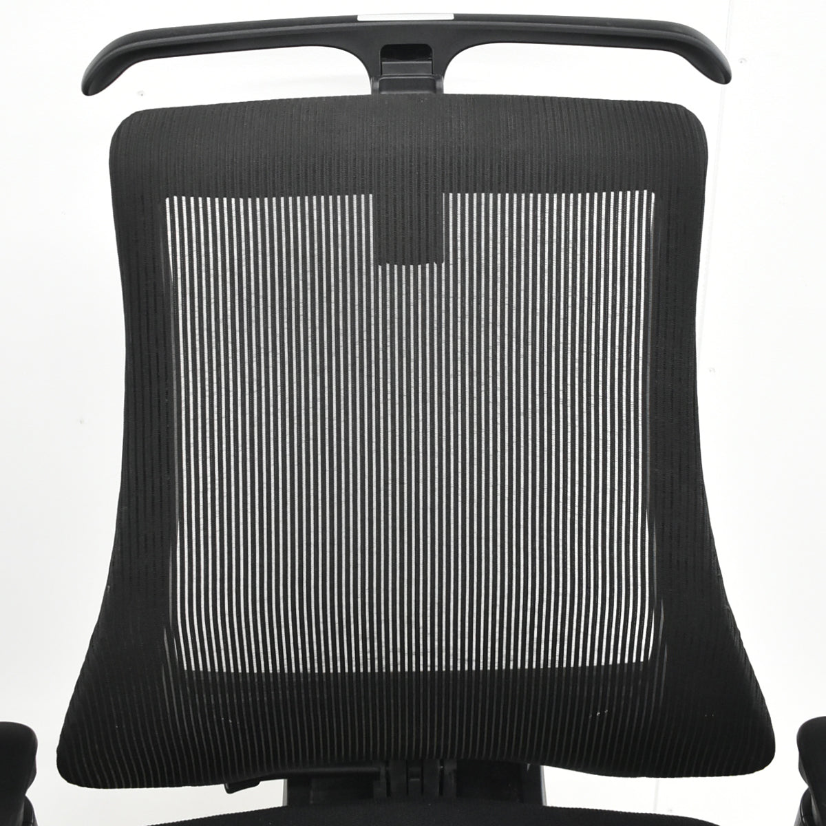 【中古】イトーキ　ｆ・エフチェア　ハイバック　可動肘　ハンガー　ストライプメッシュ　2025101406【中古オフィス家具】