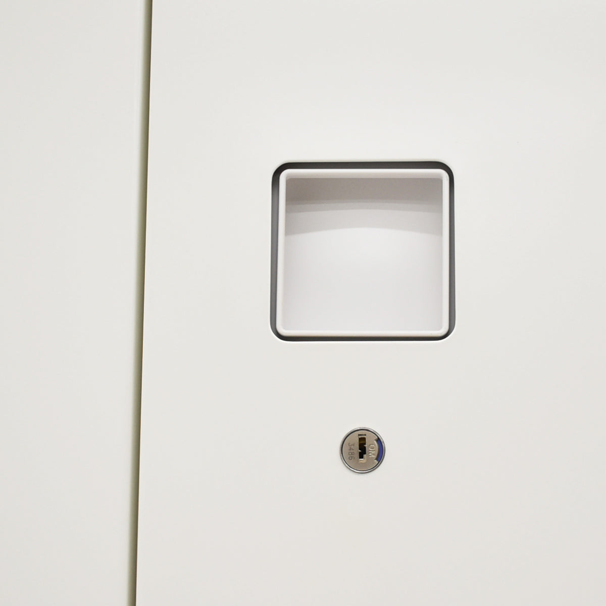 【中古】オカムラ　レクトライン　両開き＋３段ラテラル　ユニット書庫　幅900　2025101410【中古オフィス家具】