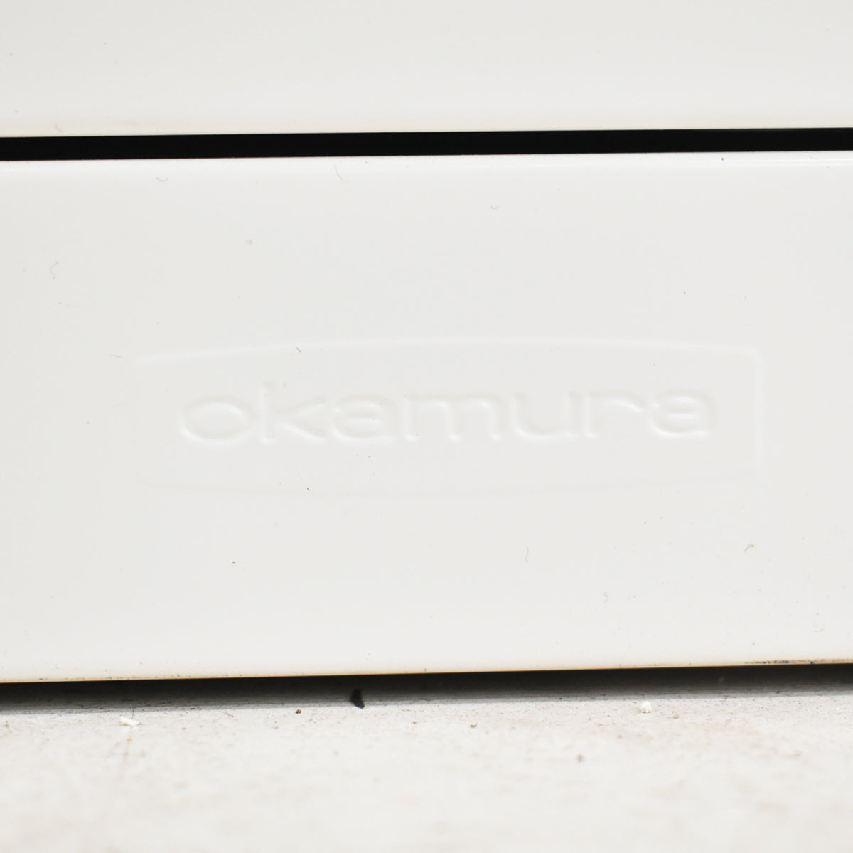 【中古】オカムラ　レクトライン　両開き＋３段ラテラル　ユニット書庫　幅900　2025101410【中古オフィス家具】