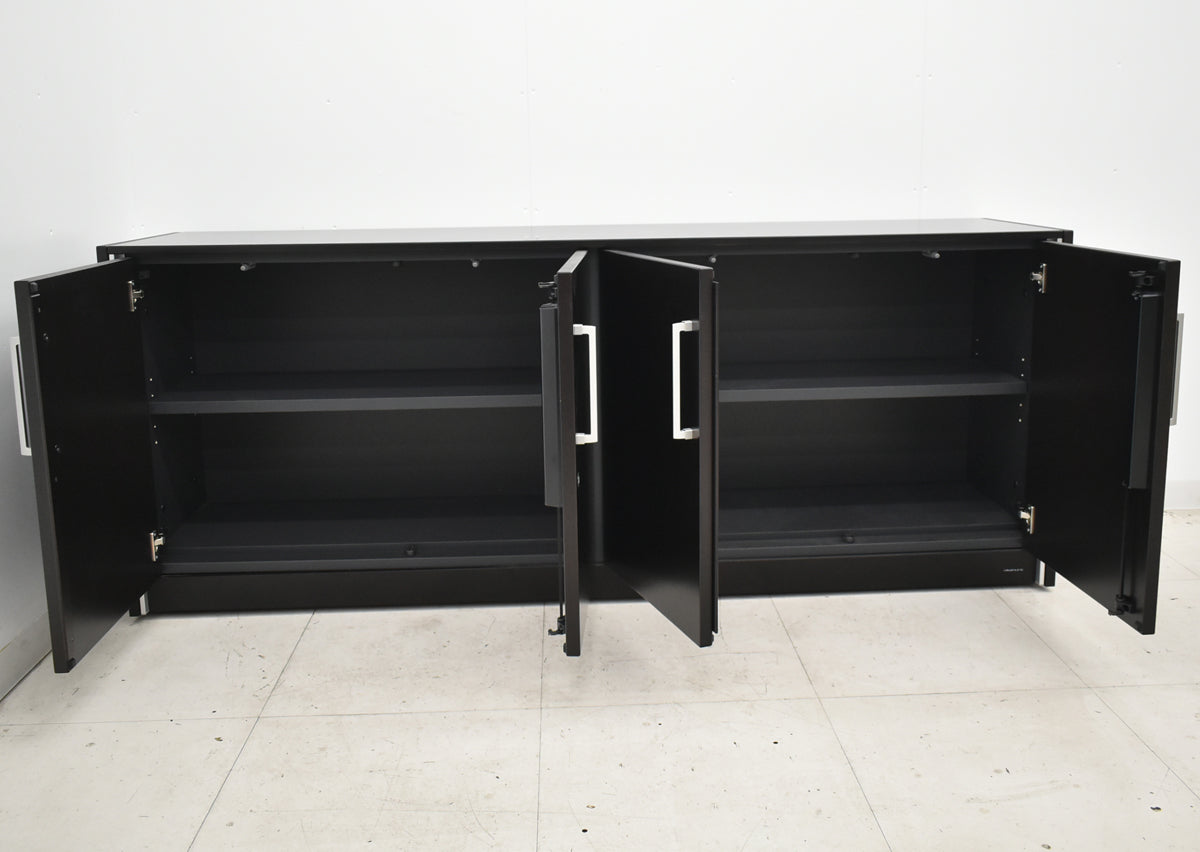 【中古】オカムラ　マスターラインII　クレデンザ（サイドボード）ソフトクローズ機能　幅1840　2025101501【中古オフィス家具】