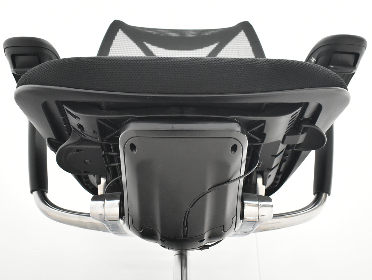 【中古】オカムラ　サブリナ　スマートオペレーション　可動肘　ポリッシュ脚　前傾機能なし　2025101603【中古オフィス家具】【中古】