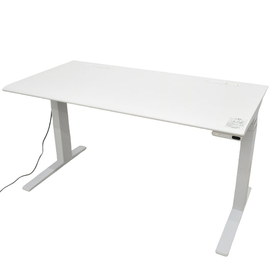 【中古】オカムラ　スイフト　電動昇降デスク　スムースフォルムエッジ　コントロールボタンタイプ　インジケーター付メモリー機能　幅1350　2025101701【中古オフィス家具】