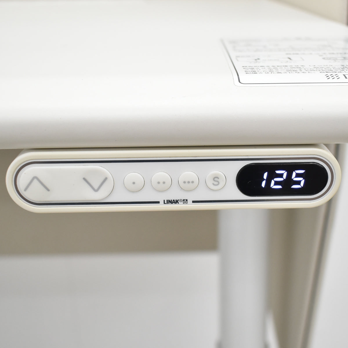 【中古】イトーキ　トイロ　電動昇降デスク　デスクトップパネル付　コントロールボタンタイプ　インジケーターメモリ機能　幅1150　2025101705【中古オフィス家具】