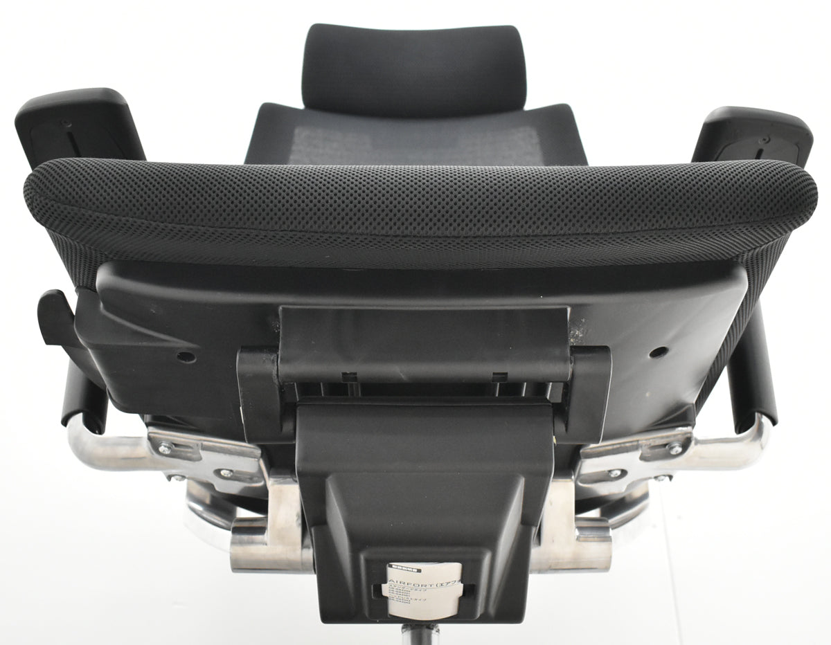 【中古】コクヨ　エアフォート　ヘッドレスト　可動肘　エアランバーサポート　ポリッシュ　2025111101【中古オフィス家具】