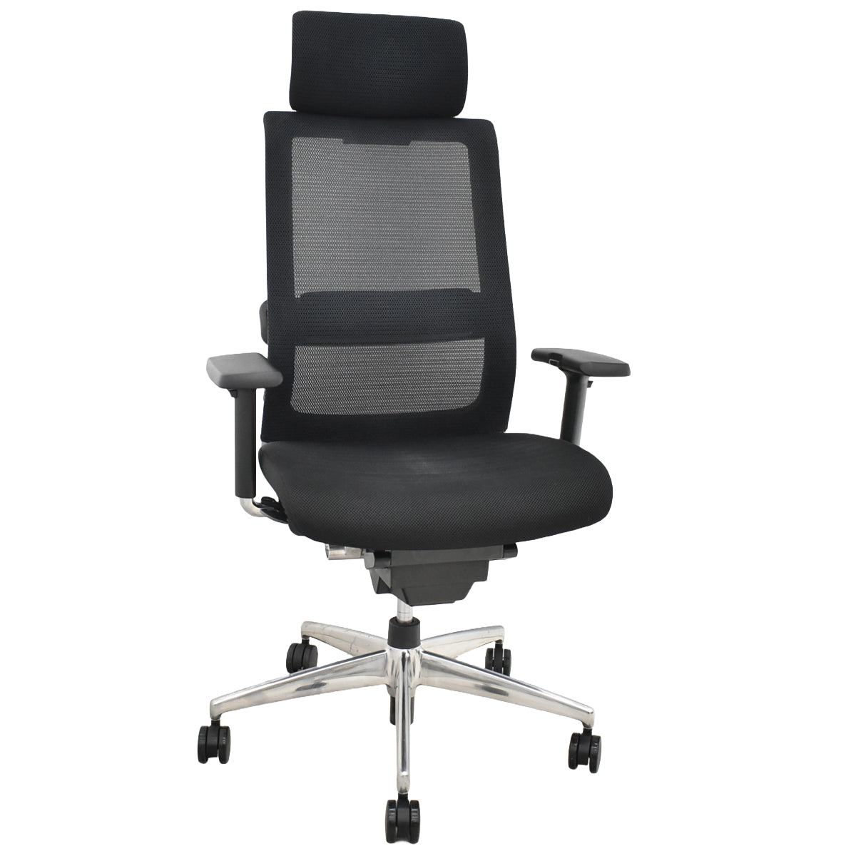 【中古】コクヨ　エアフォート　ヘッドレスト　可動肘　エアランバーサポート　ポリッシュ　2025111101【中古オフィス家具】