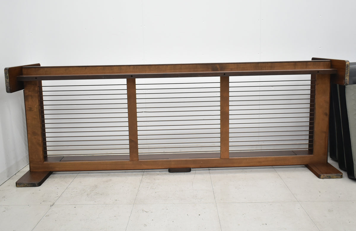 【中古】 Knoll　バスチアーノ３人掛けソファ　革張り　幅915　2025111106【中古オフィス家具】