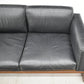 【中古】 Knoll　バスチアーノ３人掛けソファ　革張り　幅915　2025111106【中古オフィス家具】