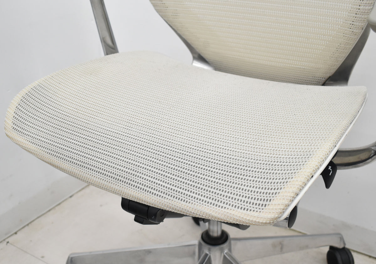 【中古】オカムラ　バロン　ハイバック　固定肘　ポリッシュ　2025111301【中古オフィス家具】