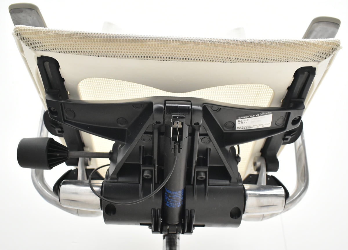 【中古】オカムラ　バロン　ハイバック　固定肘　ポリッシュ　2025111301【中古オフィス家具】