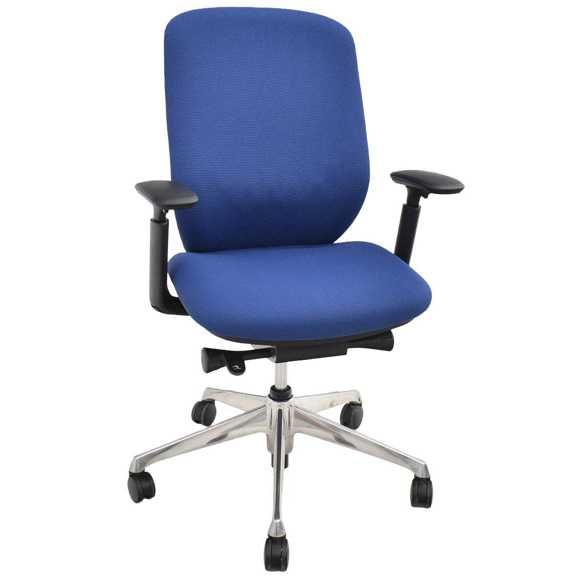 【中古】オカムラ　シルフィー　ハイバック　可動肘　バックカーブアジャスト　前傾機能　ポリッシュ　2025111706【中古オフィス家具】