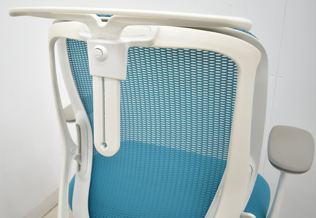 【中古】オカムラ　シルフィー　ローバック　固定肘　ハンガー　ポリッシュ　2018年製　2025111707【中古オフィス家具】