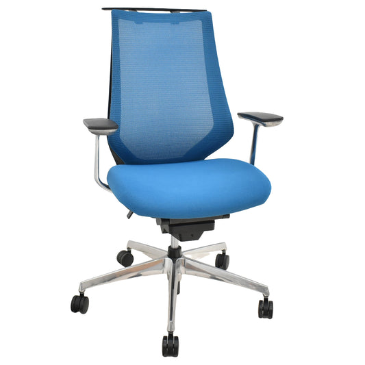 【中古】コクヨ　デュオラ　ハイバック　固定肘　ハンガー　ポリッシュ　2020年製　2025111802【中古オフィス家具】