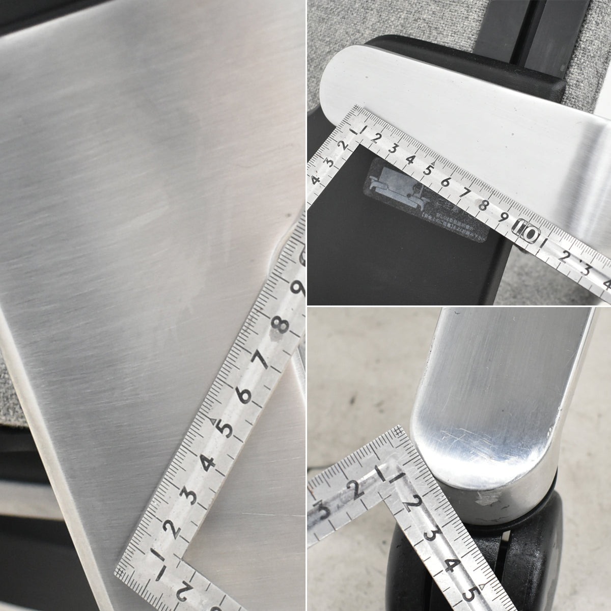 【中古】ウィルクハーン　ONチェア　ハイバック　可動肘　アルミ脚　ヘアライン仕上げ　2025111805【中古オフィス家具】