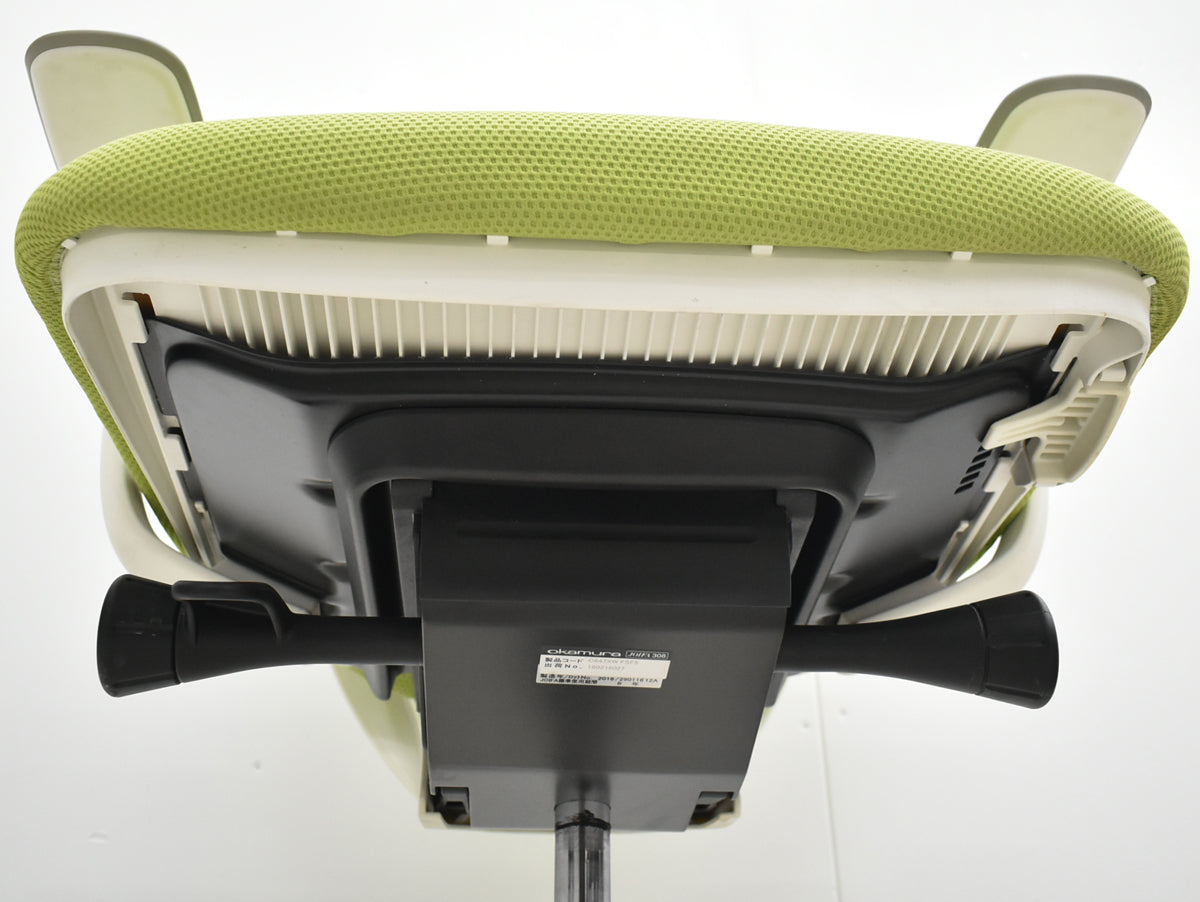 【中古】オカムラ　シルフィー　ハイバック　固定肘　前傾機能　バックカーブアジャスト　2025112003【中古オフィス家具】