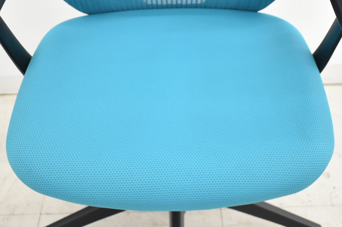 【中古】オカムラ　シルフィー　ローバック　固定肘　前傾機能　バックカーブアジャスト　ハンガー　2025112004【中古オフィス家具】