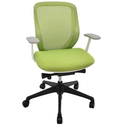 【中古】オカムラ　シルフィー　ローバック　固定肘　前傾機能　バックカーブアジャスト　2025112005【中古オフィス家具】