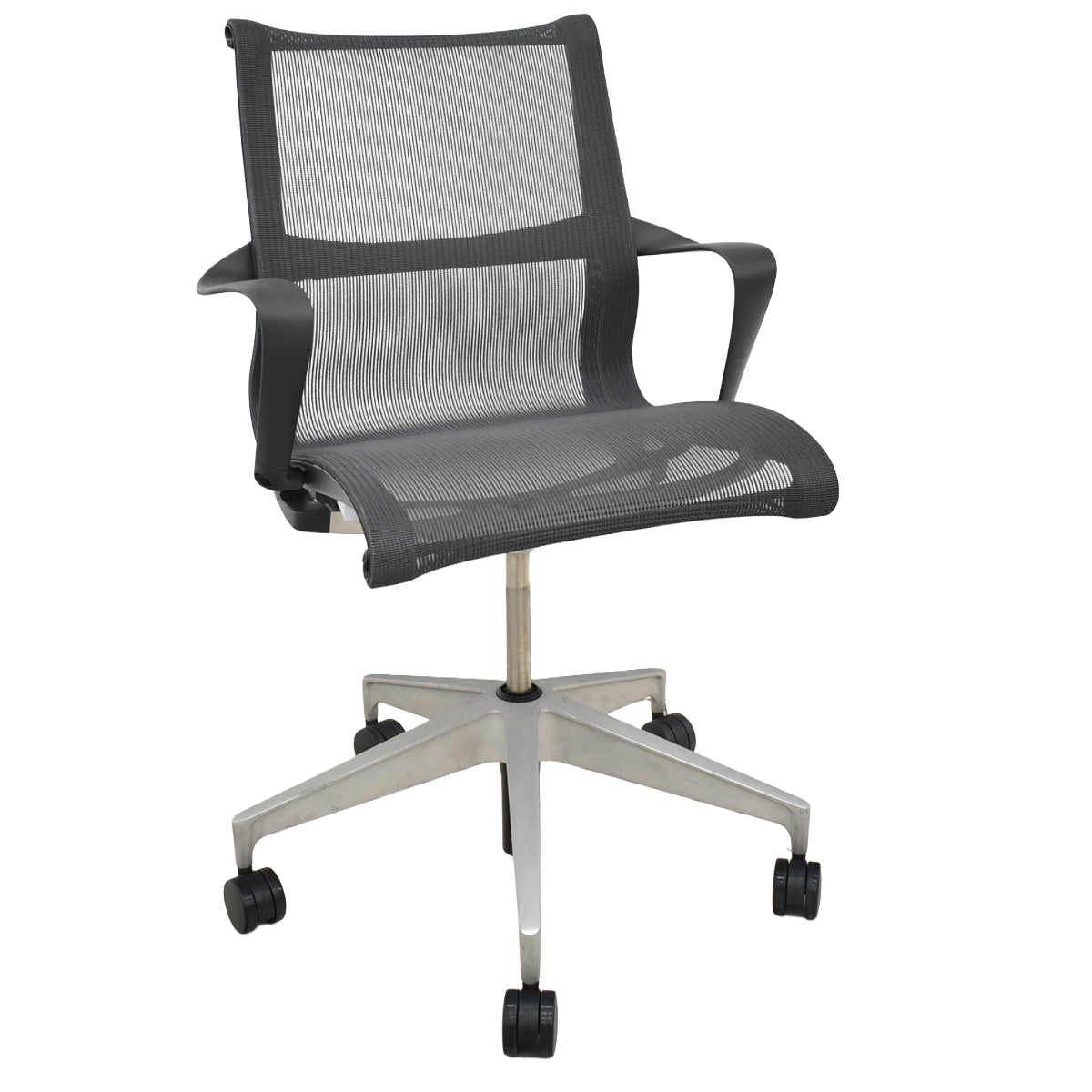 【中古】ハーマン・ミラー　セトゥチェア　マルチパーパスチェア　固定肘　2025112009【中古オフィス家具】