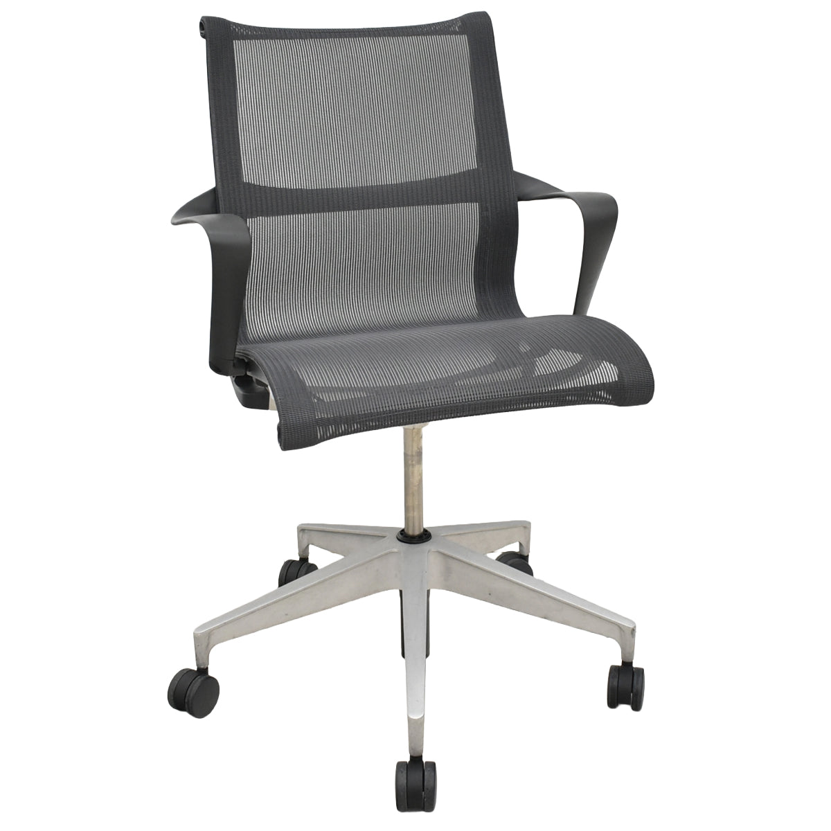 【中古】ハーマン・ミラー　セトゥチェア　マルチパーパスチェア　固定肘　2025112204【中古オフィス家具】