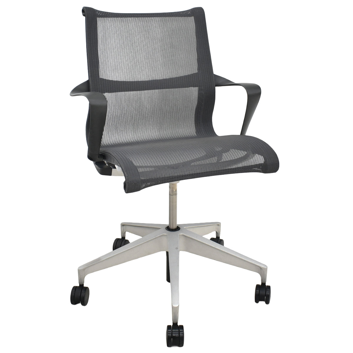 【中古】ハーマン・ミラー　セトゥチェア　マルチパーパスチェア　固定肘　2025112501【中古オフィス家具】