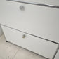 【中古】[送料お見積り商品]USM Haller　ハラーキャビネット　２列４段　ホワイト　幅1525　2025112604【中古オフィス家具】
