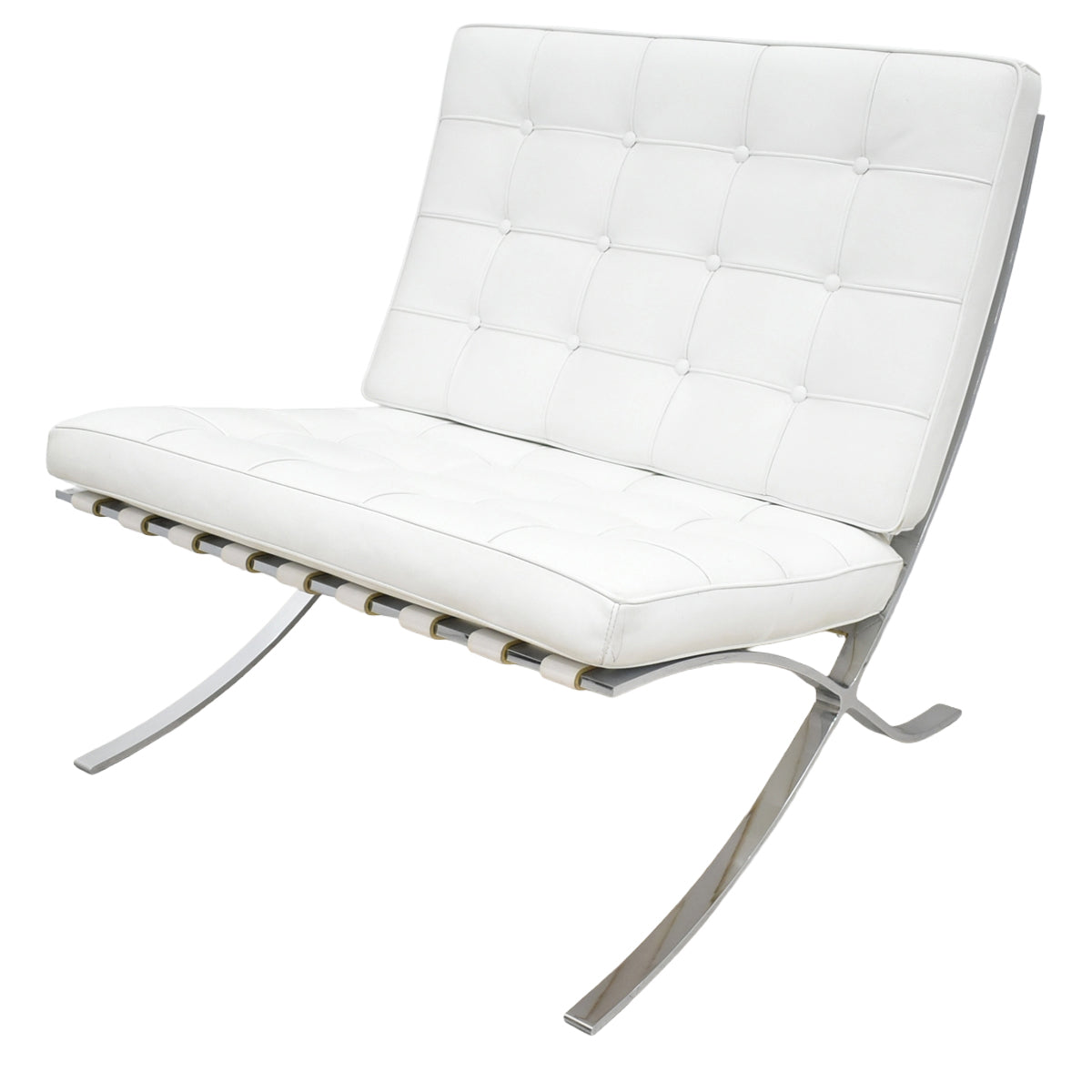 【中古】リプロダクト　バルセロナチェア　本革　幅780　2025112703【中古オフィス家具】