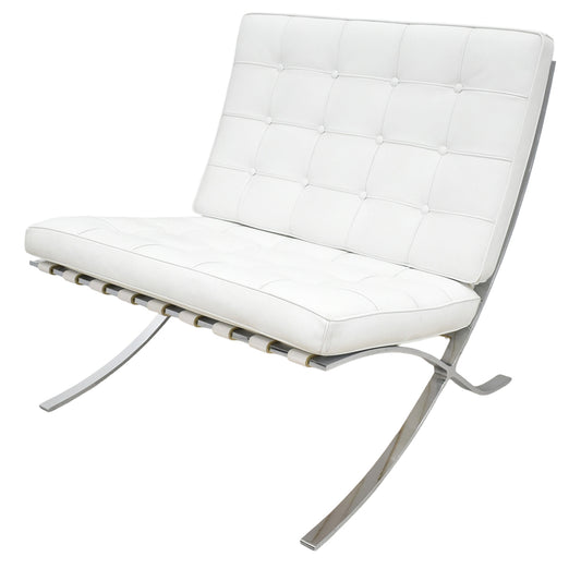 【中古】リプロダクト　バルセロナチェア　本革　幅780　2025112703【中古オフィス家具】