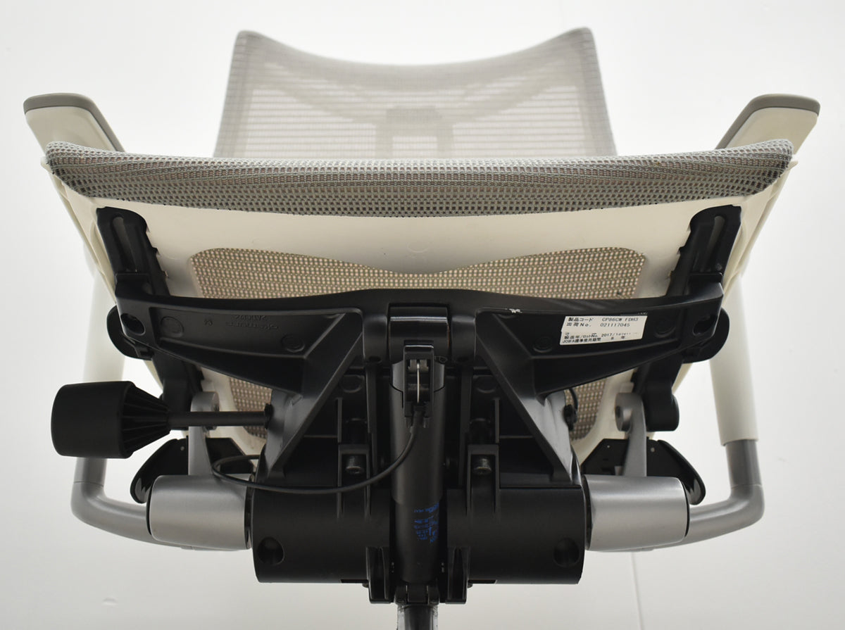 【中古】オカムラ　バロン　ハイバック　可動肘　ハンガー　2017年製　グレー　2025120206【中古オフィス家具】