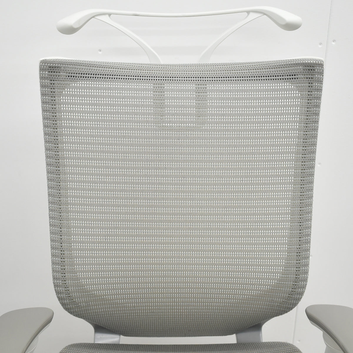 【中古】オカムラ　バロン　ハイバック　可動肘　ハンガー　2019年製　グレー　2025120207【中古オフィス家具】